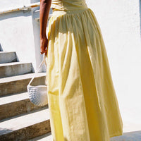 Valerio Maxi Skirt Yellow