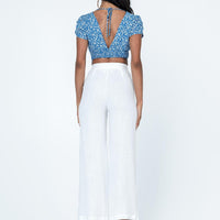 Simona Pants White