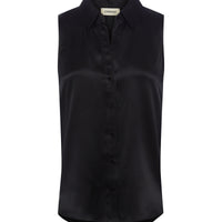 Emmy Sleeveless Silk Blouse