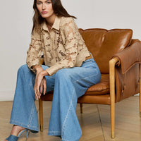 Seychelle Cropped Eyelet Blouse