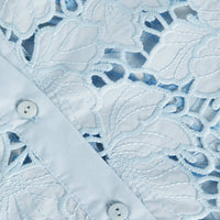 Seychelle Cropped Eyelet Blouse