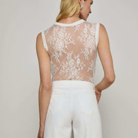 Brax Floral Lace Tank