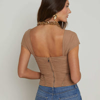 Asuka Mesh Corset Top