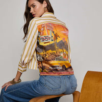 Fawn Desert Print Shirt