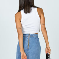 The Lola Mini Skirt Denim