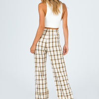 Euros Pants Yellow Check