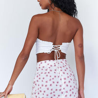 Alicya Mini Skirt White