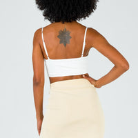 The Lola Mini Skirt Ecru
