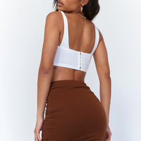 Benji Mini Skirt Brown