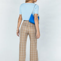 Euros Pants Brown Check