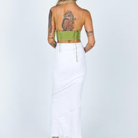 Oscar Maxi Skirt White