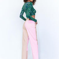 Kaisha Denim Jeans Pink