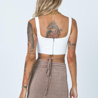 Maisie Mini Skirt Brown