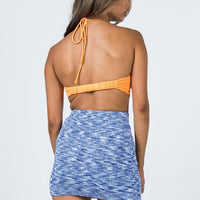 Audra Mini Skirt Blue