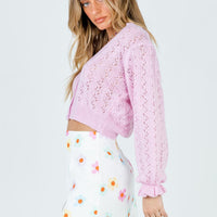 Mishka Mini Skirt White