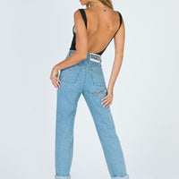Ragged Priest Butt Cut Jean Light Blue