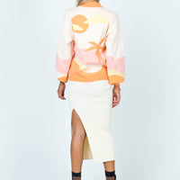 Tanna Midi Skirt Cream
