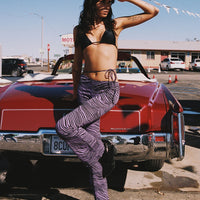 Motel Eda Trouser Desert Terrain Purple