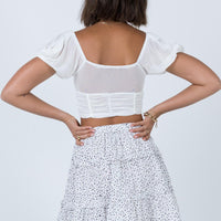 Rasmus Mini Skirt White