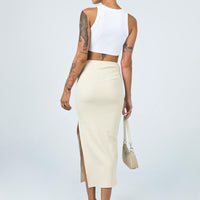 Abigail Midi Skirt Cream