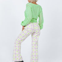 The Ragged Priest Trail Denim Jeans Green Check