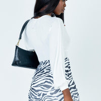 Elijah Mini Skirt Zebra