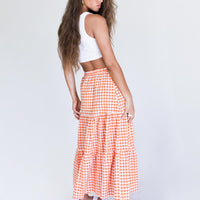 Hale Midi Skirt Orange