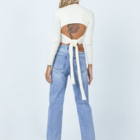 Holly Hi-rise Straight Leg Denim Jeans