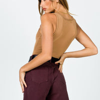 The Swalla Shorts Chocolate Brown Denim