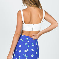 Selby Mini Skirt Blue Floral