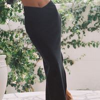 Abigail Midi Skirt Black