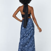 Miller Midi Skirt Blue