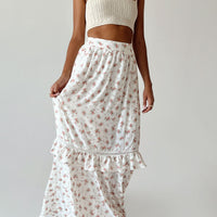 Fowler Maxi Skirt White