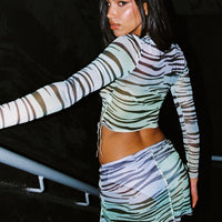 In The Fields Mesh Skort Tiger