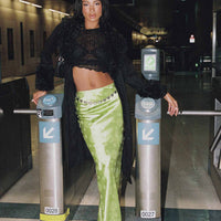 Hailey Midi Skirt Green