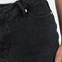 Xena Long Denim Shorts Black