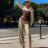 Archer Pants Taupe Eco Tall