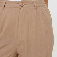 Brenda Linen Blend Pants Beige