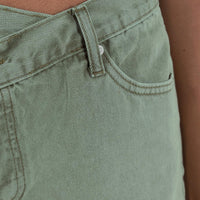 Xena Denim Shorts Green