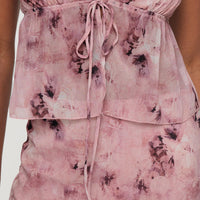 Mauro Set Pink Antique Floral