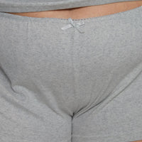 Sleepytea Rib Sleep Short Grey Curve