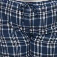 In The Morning Sleep Pant Blue Check Curve