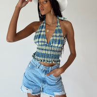 Geneva Light Wash Denim Shorts