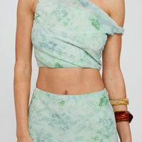 Devereaux One Shoulder Set Green