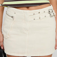 Paltrow Cargo Mini Skort Cream