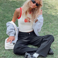 Kalinda Denim Jeans Black