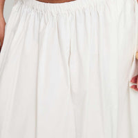 Felipa Maxi Skirt White