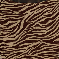 Feed The Soul Mini Skirt Brown / Zebra