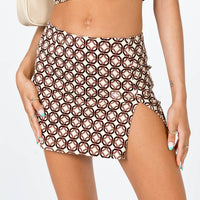 Motel Pelma Mini Skirt Chain Tangle Beige