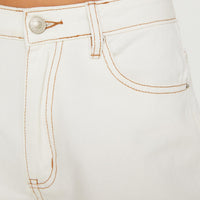 Naylor Wide Leg Jeans Cream